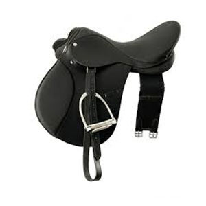 Accessoires équestres personnalisables de selle de cheval de dressage en cuir de concepteur de brun anglais professionnel - Product Image 5
