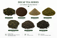 Thé vert biologique entier décaféiné en vrac pour infusion chaude et préparation de sachets de thé – Vente en gros, qualité alimentaire