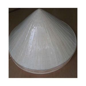 Sombrero cónico de hoja de palma de bambú tradicional de Vietnam-Dibuje como su requisito - Product Image 1
