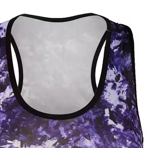 Soutien-gorge de sport yoga de haute qualité design sublimation OEM pour femmes logo personnalisé fitness dos croisé soutien-gorge de sport yoga en coton pour femmes - Product Image 3