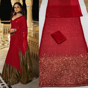 Bollywood Secuencia Saree - Product Image 6