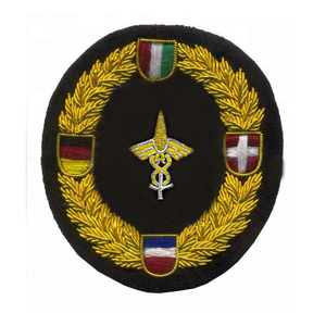 Insignias Bordadas con Hilo Metálico Personalizadas de Última Moda, Hechas a Mano, Venta al Por Mayor, Cómodas, Diseño Nuevo, Tela de Lona Bordada - Product Image 4