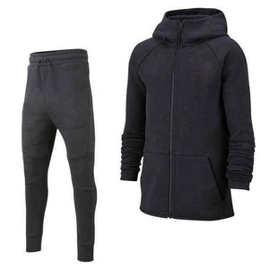 Survêtement de sport à capuche uni pour homme 2025 pour la course à pied, l'entraînement, le jogging d'hiver, vêtements de sport avec impression numérique, logo personnalisé - Product Image 4