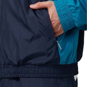 Chaqueta Cortavientos Personalizada de Estilo Urbano para Hombre, Chaqueta Anorak de Nailon con Bloques de Color, Bolsillo Delantero con Solapa y Forro de Malla - Product Image 4