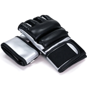 Guantes de MMA para Hombre y Mujer, Material PU, Cierre de Gancho y Bucle, Absorción de Humedad, Transpirables, Soporte para Muñeca, Guantes Acolchados con Absorción de Impactos - Product Image 5