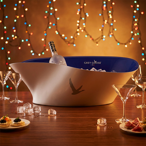 Illuminated Ice Bucket 4 <b>Bottles</b> Champagne Clear for Restaurant and Wedding, Custom Logo, OEM Custom - Product Image 6