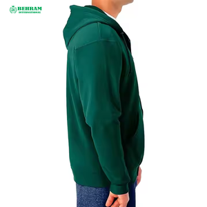 Sudadera con Capucha Unisex Personalizada con Cierre Completo, 100% Algodón, Felpa/Felpa Francesa, Transpirable, de Secado Rápido, Estilo Urbano - Product Image 5