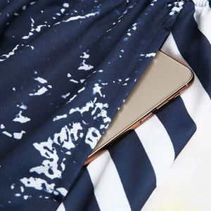 ชุดบาสเก็ตบอลผ้าโพลีเอสเตอร์100% ดีไซน์โลโก้ของคุณเอง - Product Image 6