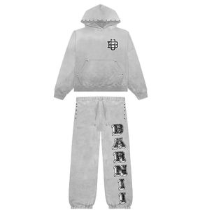 Ropa informal personalizada de alta calidad, conjunto de chándales de Jersey Vintage liso en blanco para hombre, los chándales más vendidos para hombre - Product Image 3