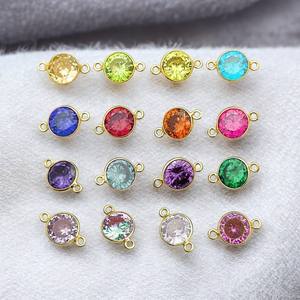 Abalorios CZ de cuarzo Limón, fabricación de joyas hechas a mano, abalorios de eslabones Cz, accesorios de joyería, proveedor mayorista indio, abalorios chapados en oro - Product Image 4