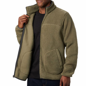 Men Sherpa <b>Fleece</b> <b>Jacket</b> <b>Thick</b> Warm Outerwear with Zipper Front Perfect for Autumn Winter Wear Stylish Men Sherpa <b>Fleece</b> <b>Jacket</b> - Product Image 4