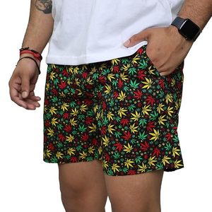 sublimation Printed Custom Men's Shorts Street Wear 100% Cotton High Quality skin friendly shorts Acid Washed Rhinestone Shorts - Product Image 6
