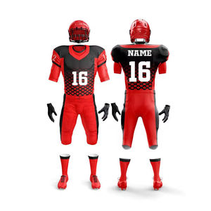 2025 último diseño fútbol americano Jersey uniforme colores claros 12 paneles transpirable manga corta de talla grande hecho mejor calidad - Product Image 6