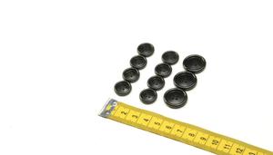 Bouton brut en corne de buffle naturelle de qualité supérieure pour accessoires vestimentaires - Product Image 2