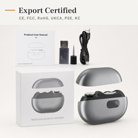 Coupe-ongles électrique automatique rechargeable portable 3-en-1 avec lame incurvée et ouverture large pour bébés, enfants et personnes âgées
