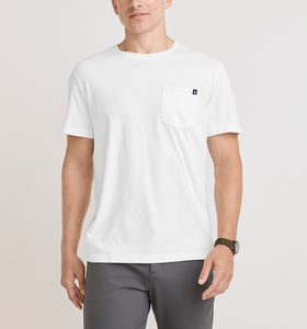 T-shirt à col rond pour homme, nouvelle collection OEM, couleur unie, respirant, grande taille, poche poitrine, logo de marque personnalisable, confortable - Product Image 5