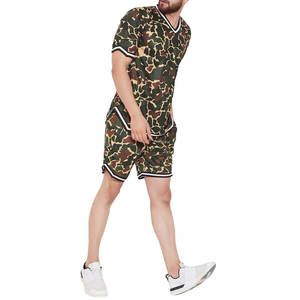 Conjuntos de camisa y pantalones cortos para hombre hechos a medida Conjunto de pantalones cortos y camisetas transpirables ligeros de alta calidad para hombre - Product Image 2