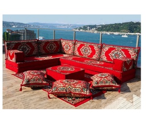 <b>Corner</b> Arabic <b>Sofa</b> - 1 Set of 16 Pieces - What's Included in the Price: <b>Covers</b> + Sponge - Product Image 1