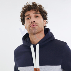 เสื้อกันหนาวสวมหัวแบบลำลองสำหรับผู้ชายผ้าฟลีซผ้าคอตตอน100% ีเอสเตอร์ผ้าคอตตอนโพลีเอสเตอร์ออกแบบโลโก้แบบกำหนดเองพิมพ์ลายหน้าจอสำหรับฤดูหนาว - Product Image 2