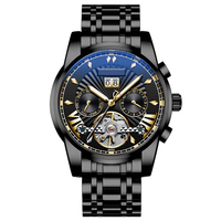 Montre automatique mécanique haut de gamme pour hommes d'affaires Vente en gros Montres pour hommes personnalisées