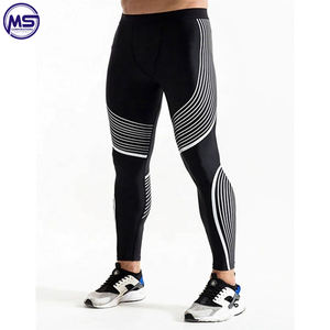 Polyester Spandex Material New Design Premium High Quality Wholesale Spandex Material <b>Men</b> <b>Leggings</b> - Product Image 2