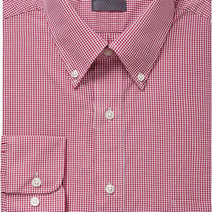 Chemise habillée décontractée pour homme à manches longues, coupe classique, en popeline 100 % coton infroissable - Product Image 3