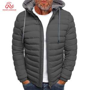 Vente en gros Personnalisé Doudoune légère Matelassée Baggy Surdimensionnée à Capuche Doudoune pour Hommes - Product Image 1