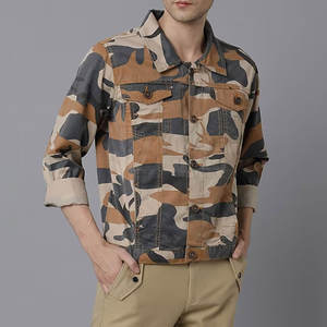 Ropa informal Uso al aire libre Hombres Jeans Chaqueta de invierno con logotipo Hombres de alta fabricación Jeans Chaqueta - Product Image 5