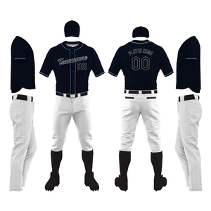 2025 uniforme de béisbol deportivo informal personalizado mejor calidad logotipo personalizado diseño impreso nuevos uniformes de béisbol con servicio OEM - Product Image 1