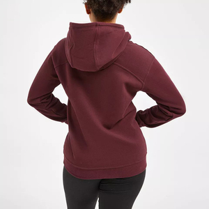 Sudadera con capucha de gran tamaño para mujer, ropa con logotipo personalizado orgánico puro de alta calidad, transpirable, para gimnasio, correr - Product Image 2