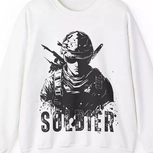 เสื้อสเวตเตอร์แบบลำลองของผู้หญิงเสื้อสเวตเตอร์แบบสวมหัวแขนยาวผ้าคอตตอน100% สีพื้นสไตล์เกาหลีออกแบบได้ตามต้องการ - Product Image 6