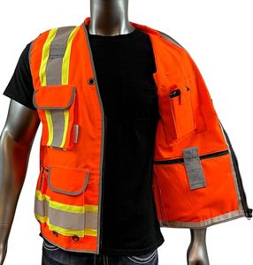 Ropa de seguridad para la construcción Chaleco de alta visibilidad Chaqueta de alta visibilidad Chaleco DE SEGURIDAD reflectante azul Malla con logotipo personalizado - Product Image 4