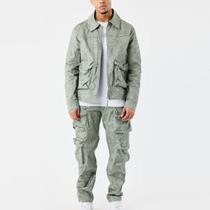 Pantalones Cargo Casuales para Hombre de Alta Calidad al por Mayor, 100% Poliéster, Transpirables, Ecológicos, Ligeros, de Corte Holgado, Largos, para Exteriores - Product Image 2