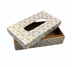 Caja de pañuelos de madera cocina comedor o sala de estar decoración caja de almacenamiento de madera personalizada regalo artesanía caja de pañuelos - Product Image 1