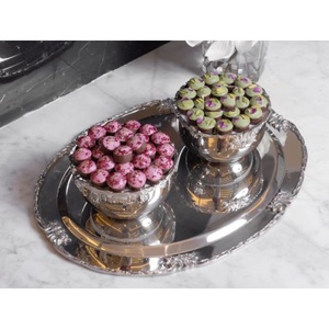 Design élégant Bol de service au chocolat Panier à dessert Bol à bonbons Bol de service sucré pour les fêtes de mariage - Product Image 2