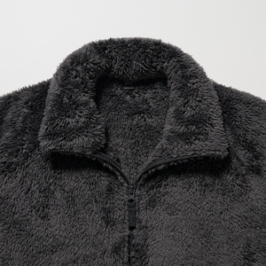 High Quality Custom Winter <b>Men's</b> <b>Sherpa</b> <b>Fleece</b> <b>Jacket</b> Solid Color 100% Polyester Warm Outdoor Zip up <b>Jacket</b> for <b>Men</b> - Product Image 5