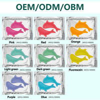 Logo personnalisé Hydrogel de collagène masque pour les yeux sous l'aloe vera pour les yeux gonflés