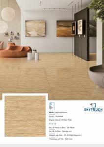 2025 tendencia losa antideslizante porcelana pulida italiano marrón pulido azulejos de porcelana losas 600x600mm 600x1200mm - Product Image 6