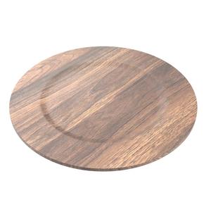 Plato Decorativo de Madera de Acacia para Servir Alimentos, Plato de Presentación, Venta de Fábrica, Plato de Madera Natural - Product Image 1