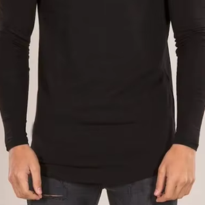 Camiseta de Punto de Manga Larga para Hombre, Elegante, con Patrón Jacquard, Cómoda, Transpirable, de Secado Rápido, Informal, para Vacaciones - Product Image 4
