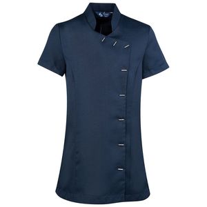 Gommages pour femmes extensibles dans les quatre sens Uniforme de clinique doux évacuant l'humidité Option de taille supérieure Logo personnalisé Tuniques élégantes Ensembles de gommage Tops - Product Image 5