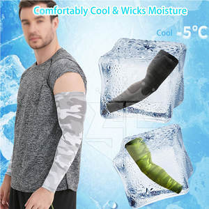 Logotipo Reversible Compresión de neopreno Mangas de brazo de 5mm Bajo MOQ Mangas de brazo de logotipo personalizado - Product Image 3