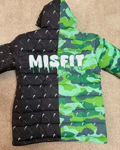 2025 Oem Hot Selling Premium Quality Custom Winter Casual Loose Digital Print Lining Thick Puffer Jacket <b>for</b> Men With Hooded - Product Image 5