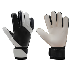Gants de gardien de but professionnels en PU à doigts entiers avec sangle de poignet réglable pour l'entraînement de football – Vente en gros OEM - Product Image 1