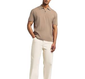 เสื้อโปโลผู้ชายแบบแห้งเร็วเสื้อกอล์ฟแขนสั้นลำลองระบายอากาศได้ดีติดโลโก้ได้ตามต้องการ - Product Image 6