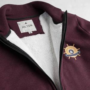 Venta al por mayor de calidad superior Heavy Sherpa chaquetas de los hombres Super Warm Zip up algodón polar tela High Street Bomber chaqueta de cuello - Product Image 2