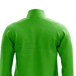 Trendy <b>Aesthetic</b> Rugby Jackets Oversized Fit Modern Full Zip Training Gear With Customized Size and <b>Logo</b> - Product Image 4