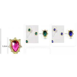 Uñas Postizas con Forma de Pera y Diseño Único - Product Image 4