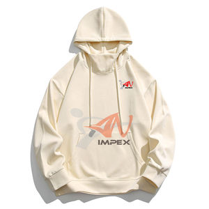 Sweat-shirts et pulls à capuche surdimensionnés pour hommes personnalisés, 100% coton, logo sur le devant, col à capuche, grandes tailles en vrac, design uni - Product Image 5