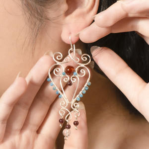 Pendientes de Mariposa Grandes al por Mayor de beGems para Mujer, Joyería de Diseño Audaz - Product Image 3